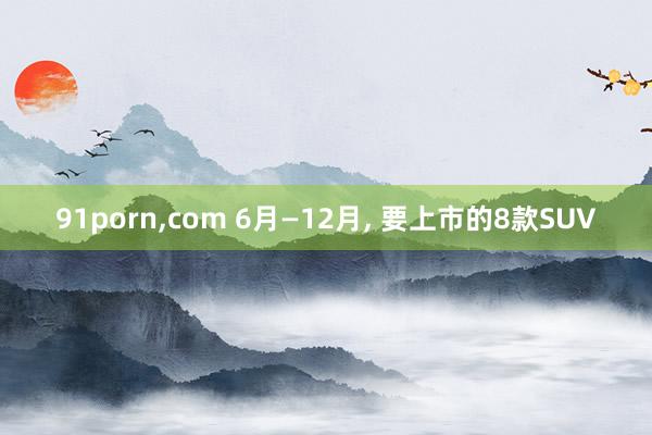 91porn，com 6月—12月， 要上市的8款SUV